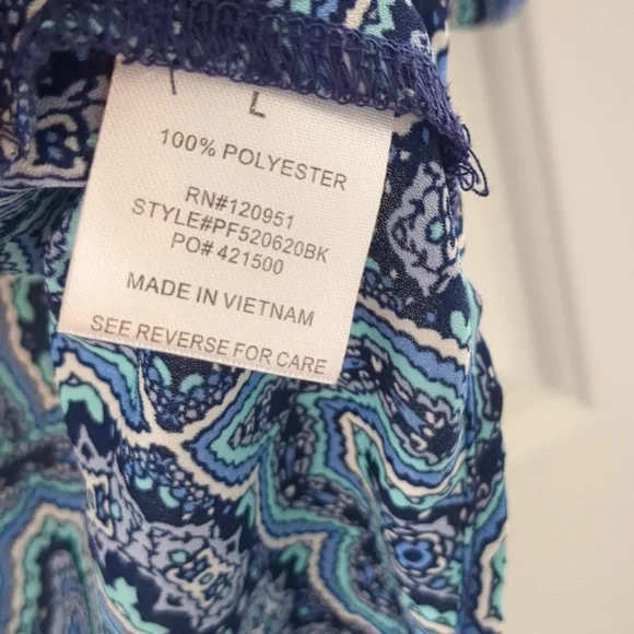 Retro Large Multicolored Blouse - Picture 8 of 8